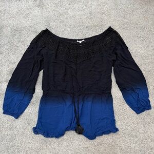 VS Black and Blue Women's Romper